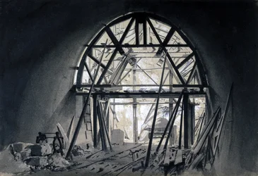 North Church Tunnel, 17 juni 1837 (penna & bläck och tvätt på papper)