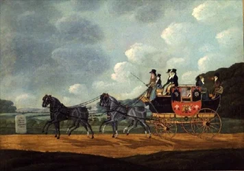 Royal Mail Coach, London till Birmingham