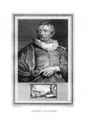 Adriaen van Stalbemt, flamländsk målare, 1825.