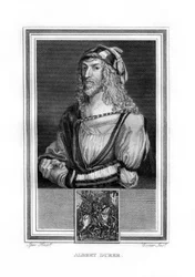 Albert Durer, tysk nordrenässansmålare och gravör, 1825.
