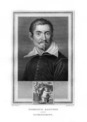 Domenichino, italiensk barockmålare, 1825.