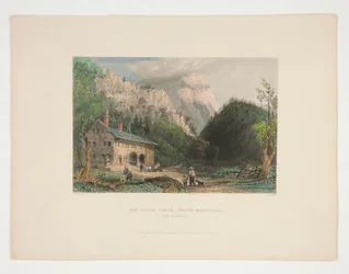 The Notch House, White Mountains, New Hampshire, illustration för Nathaniel Parker Willis