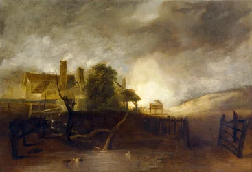 The Lime Kiln, c1805/06 (olja på duk)