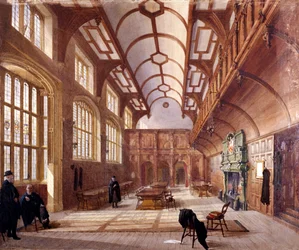 Interiör av Charterhouse, London, 1885