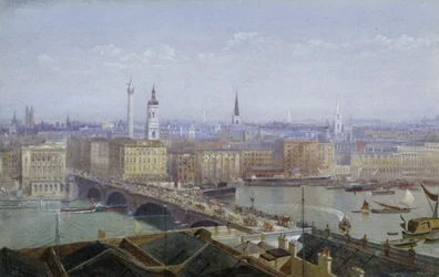 London Bridge och City of London, 1892