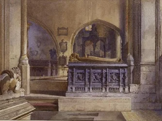 Lord and Lady Crosbys monument, St. Helens kyrka, Bishopsgate
