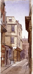 Residens för Anne Boleyns far, Great St Helens, London, 1883