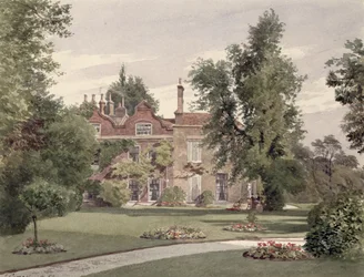 Sidovy av Raleigh House, Brixton Hill, Lambeth, 1887