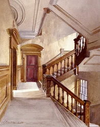 Sir Christopher Wrens hus, Botolph Lane, London, 1886.