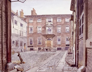 Sir Christopher Wrens hus, Botolph Lane, London, 1886
