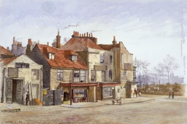 Utsikt över Lawrence Street, Chelsea, London, 1882