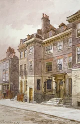 Utsikt över Mansell Street, London, 1886