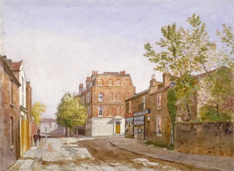 Utsikt över Mawson House, Chiswick Lane, Chiswick, London, 1882