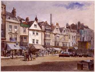 Whitechapel High Street, Stepney, London, 1884