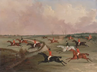 Quorn Hunt in Full Cry: Second Horses