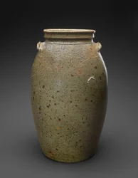 Churn, c. 1850-1883 (alkaliskt glaserat stengods)