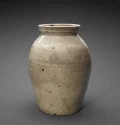 Jar, c. 1850-1883 (alkaliskt glaserad keramik)