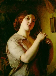 Jennys toalett, 1859 (panel)