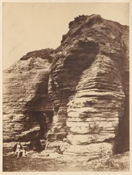 Stenar vid Livermead nära Torquay England, ca. 1852.