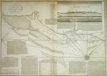 En ny och korrekt karta över havskusten, från Orfordness Lights till Prittlewell