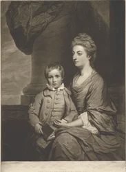 Elizabeth, grevinnan av Pembroke, och Rt. Honble. George, Lord Herbert