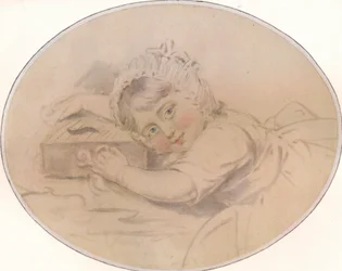 Porträtt av Hon. Henry Burrell som barn, 1784, 1917