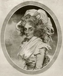 Sarah Siddons, graverad av Peltro W. Tomkins, från 