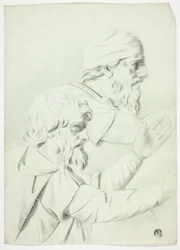 Två män i profil (från Bas Relief)