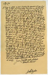 Brev från John Dryden till Laurence Hyde, c1682-1683.