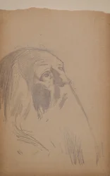Untitled [Gammal man] (penna)