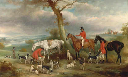 Thomas Wilkinson, M.F.H., med Hurworth Foxhounds