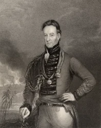 Sir Charles Shipley, guvernör i Grenada, graverad av H. Cook, från 