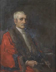 Porträtt av rådmannen George Harkus J.P.