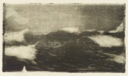 Havslandskap - gråsvarta dyningar 1, 1900-talet