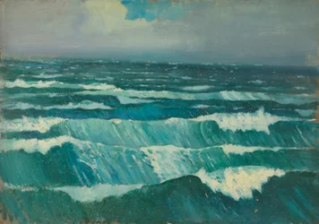 Havslandskap, slutet av 1800-talet - mitten av 1900-talet (olja på papper)