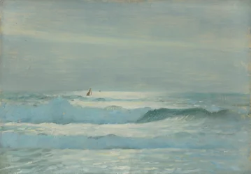 Havslandskap, slutet av 1800-talet - mitten av 1900-talet (olja på papper)