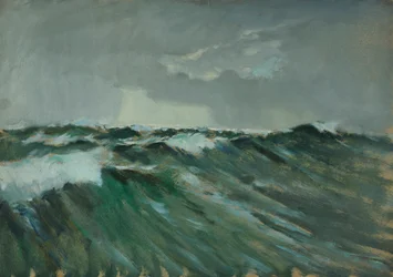 Havslandskap, slutet av 1800-talet - mitten av 1900-talet (olja på papper)