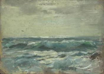 Havslandskap, slutet av 1800-talet - mitten av 1900-talet (olja på papper)