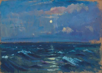 Havslandskap, slutet av 1800-talet - mitten av 1900-talet (olja på papper)