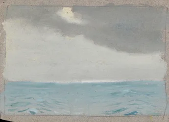 Havslandskap, slutet av 1800-talet - mitten av 1900-talet (olja på papper)