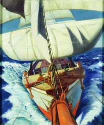 Segelbåten "Birkdale", byggd 1892
