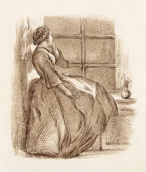 Lost Love, ca 1859 (penna och bläck)