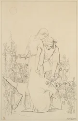 Älskare av en rosenbuske, 1848