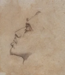Porträttchef av Dante Gabriel Rossetti (1828-82)