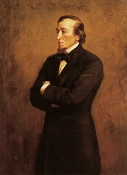 Porträtt av Benjamin Disraeli, I Count of Beaconsfield (målning)
