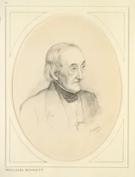Porträtt av William Bennett, 1850