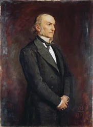 Porträtt av William Ewart Galdstone (1809-1898) 1879