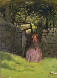 Väntar, 1854