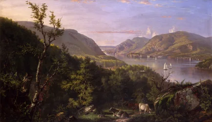 Utsikt över högländerna från West Point, 1862