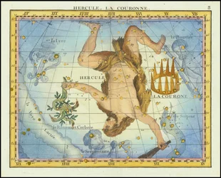 1776 - John Flamsteed - Hercules, La Couronne (Herkules och kronan)